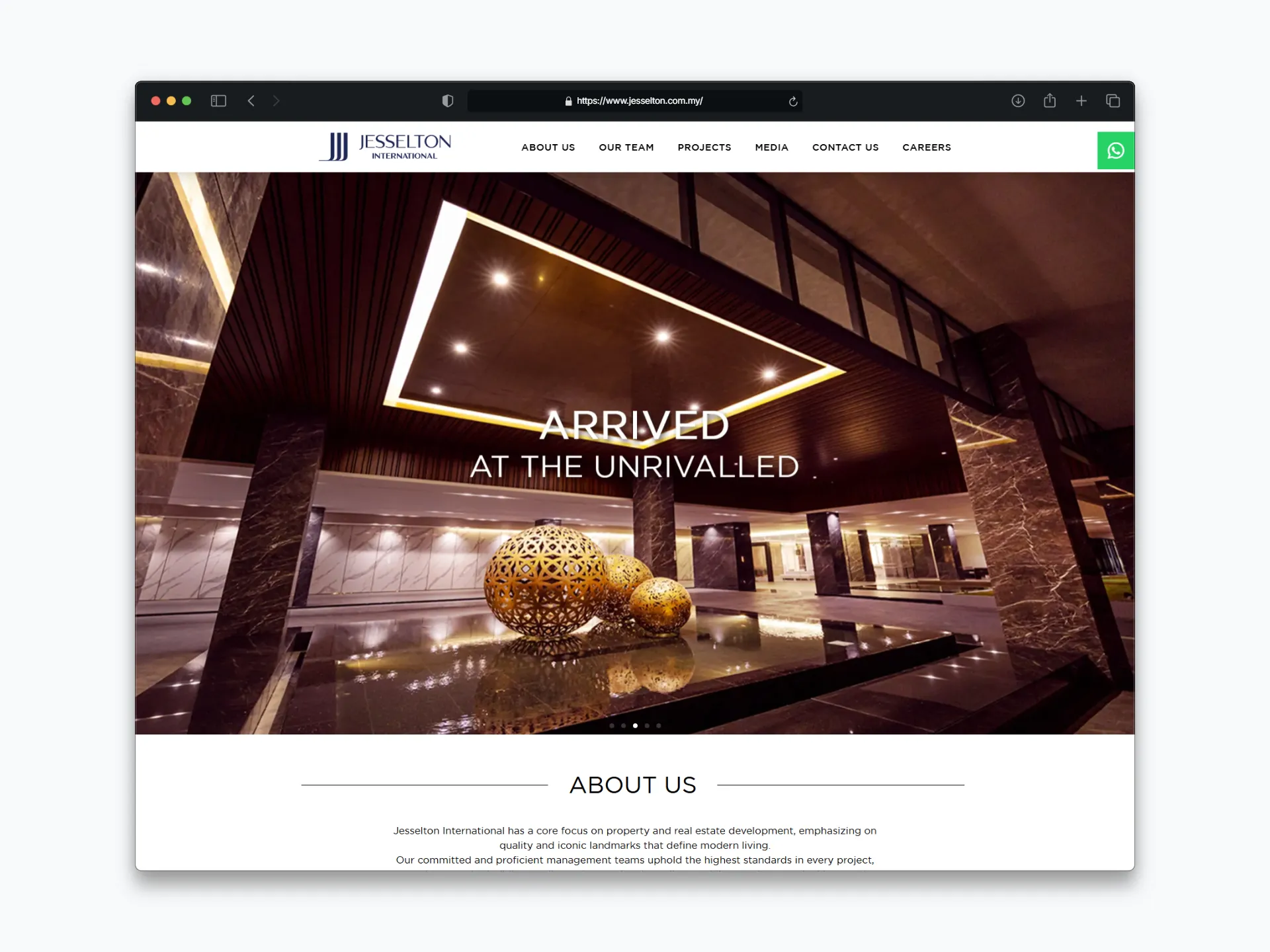 Jesselton International website